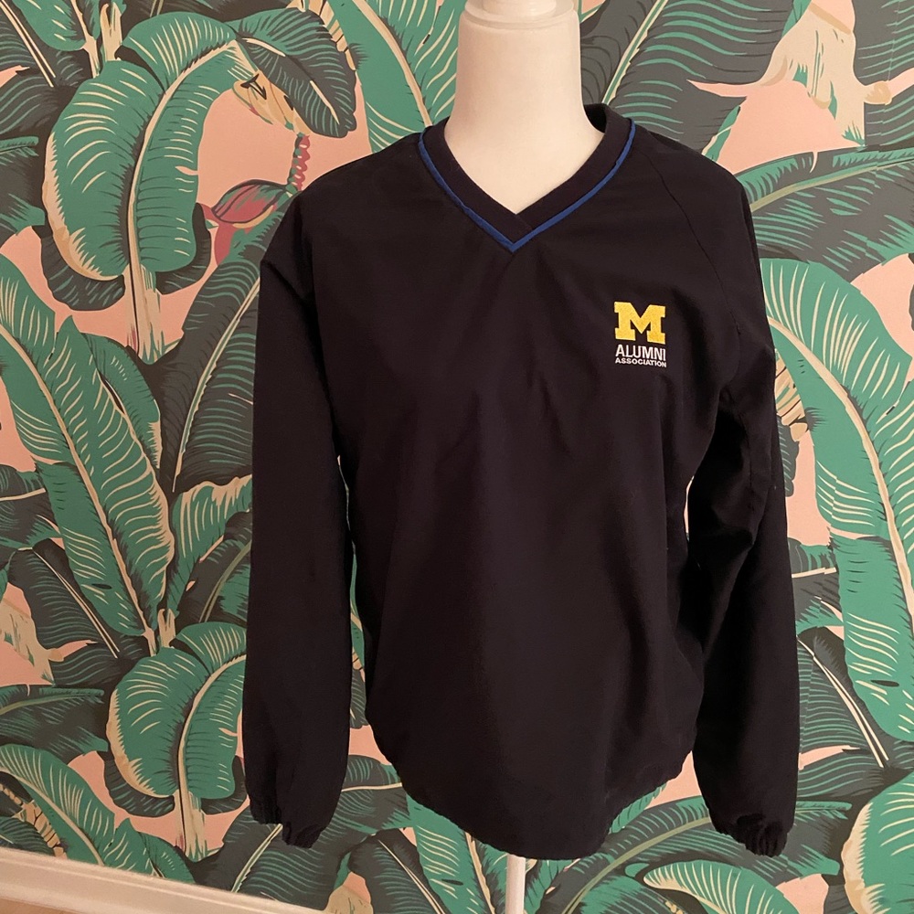 Vintage University of Michigan rain pullover